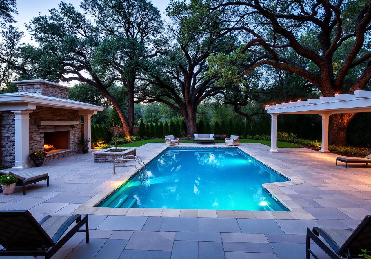 Hunt Country Pool Estate in Great Falls, VA